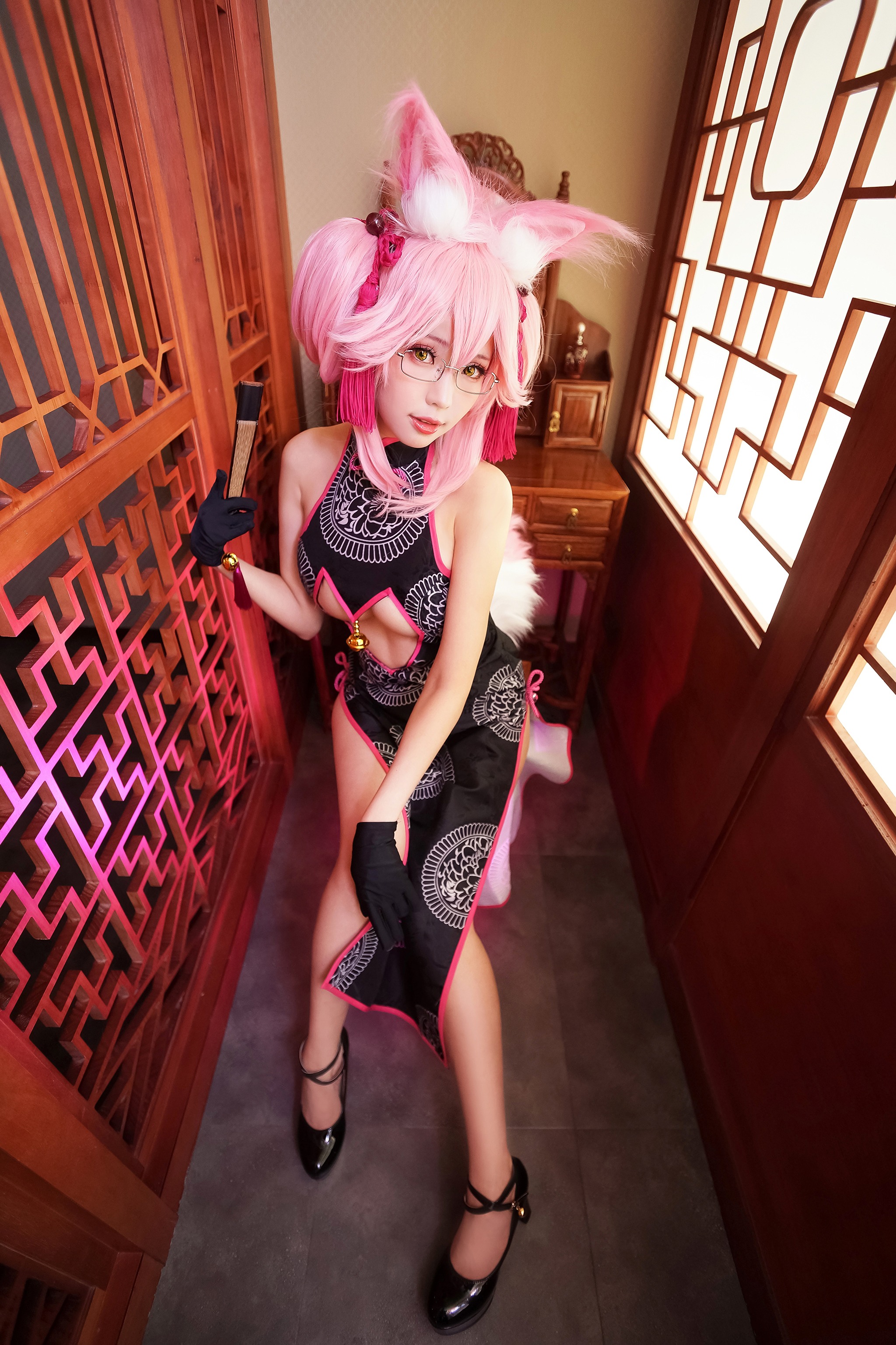 ElyEE子 - NO.043 玉藻前旗袍 [33P]-XikXak